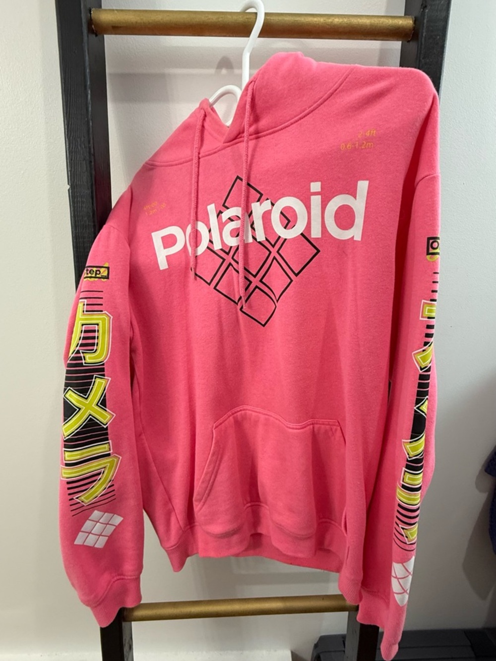Polaroid Hot Pink Pullover Sweatshirt